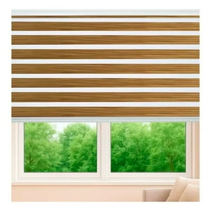 Cortina Roller Beiti Jaspeada Duo Zebra Día Noche 100X240Cm