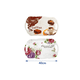 thumbnail image 5 of Bandeja Melamina 40cm con Asas Diseño Café y Flores, 5 of 5