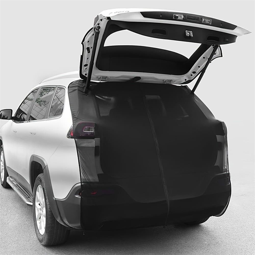 Xusx111 - Pantalla De Malla De La Puerta Trasera Del Coche Para Las Pantallas De Insectos Del Suv Para La Carpa Del Coche, Mosquitera Magnética Para Los Elementos Esenciales Del Camping Del Coche, Acc