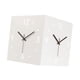 thumbnail image 3 of Reloj De Pared De Esquina De Doble Cara Moderno Silencioso Para Sala De Estar Restaurante Hogar, 3 of 5