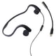 thumbnail image 3 of con micrófono Banda para el cuello Auricular Control de voz Choque Graves profundos Auricular estéreo doble liviano para ejercicio Gimnasio, 3 of 5