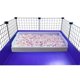thumbnail image 3 of Caja de arena pcprbfk 56x34x11 cm Área de cocina para cuyes - Blanco, 3 of 7