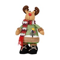 Magideal - Figura De Muñeco De Navidad, Adorno Navideño, Decoración Nórdica, Muñeco De Nieve Navideño, Decoración Para El Hogar, Estante Navideño, Decoración De Alce