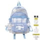 thumbnail image 1 of Anime Sanrioed Plush Toy Cinnamoroll Backpack Children Girl Boy Blue Schoolbag Kawaii Student School Bag Computer Large Gift, 1 of 3