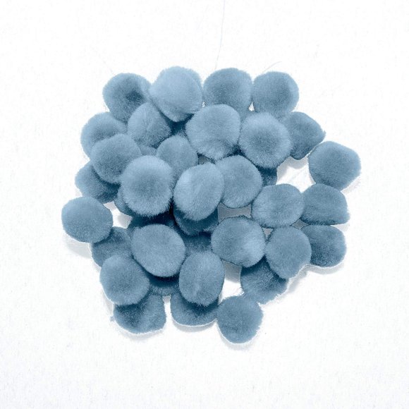 Pompones Art Cove 1,3 cm Azul Claro 100 Unidades