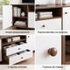 thumbnail image 5 of Rack Tv 120x30x58cm 2 Tiras 2 Puerta Melamina Homer Design Marrón, 5 of 7