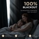 thumbnail image 4 of Cortinas opacas Joydeco, 100% terciopelo negro, 213 x 213 cm, 2 paneles, 4 of 9
