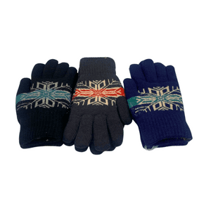 Genérico - Pack 3 Guantes De Lana Térmico Con Chiporro Surtidos
