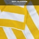 thumbnail image 3 of Toalla De Playa Algodon 150x75 Cm Xl Viaje Grande Rayada Az Amarillo, 3 of 9