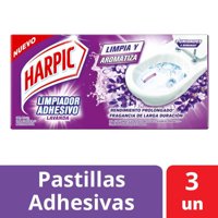Limpiador Baño Adehsivolavanda Pastillas 3 Un Harpic