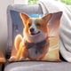 thumbnail image 1 of Corgi Fundas de almohada de terciopelo con tema, regalos de funda de almohada, decoración para el hogar, cojín de lanzar, regalo de cumpleaños para fans y parejas.50*50cm., 1 of 6