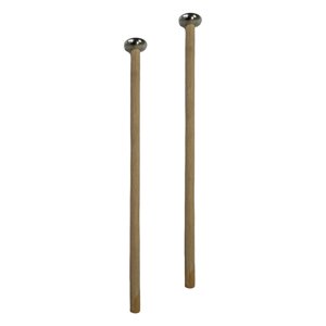 Magideal - 2 Piezas Glockenspiel Mazo Vibráfono Mazos Principiantes Mazo De Xilófono Palo De Percusión Para Marimba Percusión Bloque De Madera , Cabeza Larga Y Cabeza Larga Y Plana