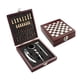 thumbnail image 1 of Set Estuche Abridor De Vino Con Ajedrez Madera Portatil Mx01, 1 of 4