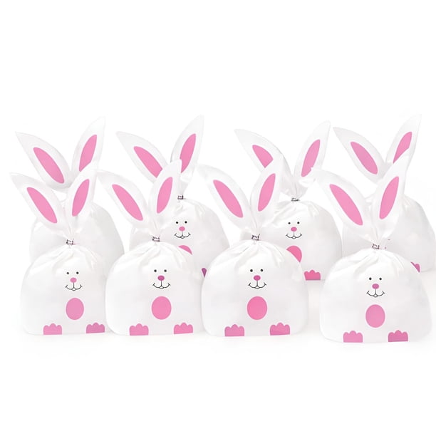 X200 Bolsas De Regalo De Pascua Bolsas De Recuerdos De Fiesta Para Regalo 22x13cm rosa 22X13CM