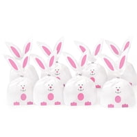 Pasteleriuscl - X200 Bolsas De Regalo De Pascua Bolsas De Recuerdos De Fiesta Para Regalo 22X13Cm Rosa 22X13Cm