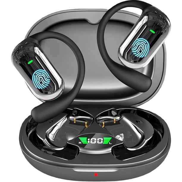 Auriculares de traducción AI en tiempo real, traductor de 144 idiomas, auriculares inalámbricos de oído abierto para viajar, negocios y aprendizaje de idiomas