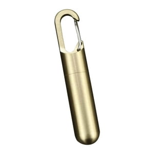 Genérico - Mini Pastillero Edc Colgante Pastillero Portátil Botella Para Viaje Bolsillo Monedero