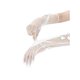 thumbnail image 4 of INSPIRE CHIC Guantes largos de encaje para mujer, guantes de ópera adornados con perlas y flores vintage para bodas, bailes de graduación y fiestas nocturnas, Blanco3, 4 of 6