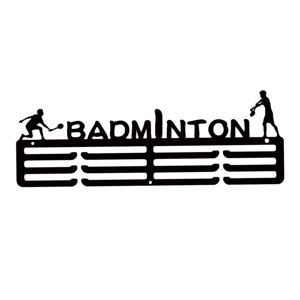 Bothyi - Soporte Para Exhibición De Medallas Estante Para Exhibición De Medallas De Esgrima Percha Para Exhibición De Medallas De Hierro Soporte Para Exhibición De Medallas De Bádminton