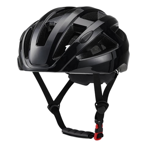 Magideal - Casco De Bicicleta Casco De Bicicleta Tamaño Ajustable Casco De Ciclista Transpirable Casco De Equitación Para Desplazamientos Múltiples Deportes Al A Negro
