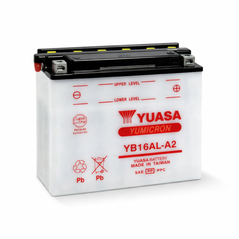 Batería Yuasa Yb16Al-A2 16 Ah 210 Cca Para Moto