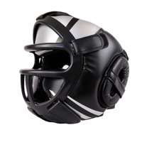 Ioensy - Casco De Boxeo Protector De Cara Completa Unisex Para Entrenamiento De Taekwondo Mma L Negro