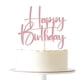 thumbnail image 1 of Adorno para Pastel Gtseryeio Feliz Cumpleaños en Oro Rosado con Brillo, 1 of 8