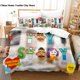thumbnail image 1 of JIECHU Letters Alphabet Word Embroidered Iron on patches cute letter patches Bedding Set Single D Children's Bedroom Duvet Set Bed Sheets, 1 of 5