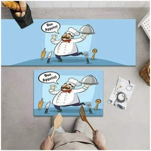 Top Lucky - Pack De 02 Alfombra Para Cocina Con Antideslizantes-21