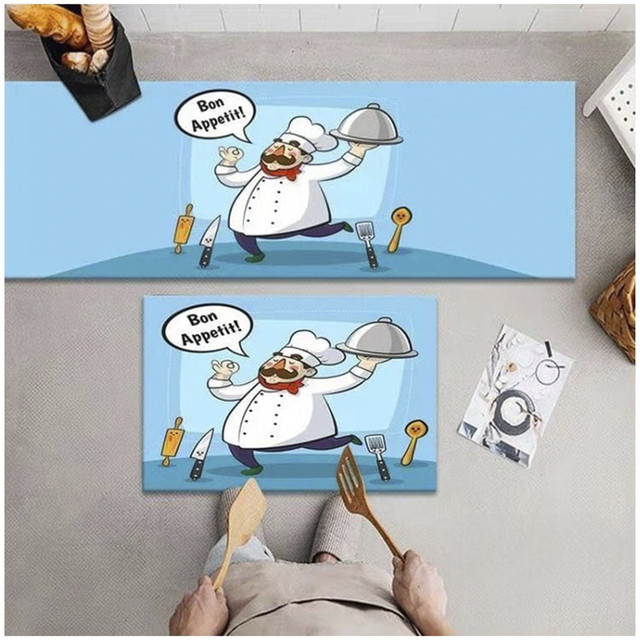 Top Lucky - Pack De 02 Alfombra Para Cocina Con Antideslizantes-21