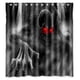thumbnail image 1 of Cortina de ducha de Halloween con ganchos, tamaño 60 x 72 pulgadas, 1 of 3