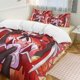 thumbnail image 1 of Hazbin Hotel 3-Piece Twin Bed Set - Includes 1 Single Comforter And 2 Pillowcases Bedding - Fade Resistant Microfiber - Hazbin Hotel, 1 of 4