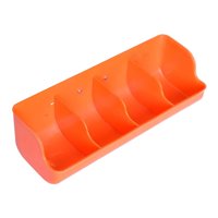 Magideal - Comedero Para Lechones, Comedero Para Cerdos, Comedero Para Ganado, Cuenco Para Aves De Corral, Bandeja Para Platos De Leche, Lavabo, Bebederos, , Naranja De 4 Ranuras 4 Ranuras Naranja