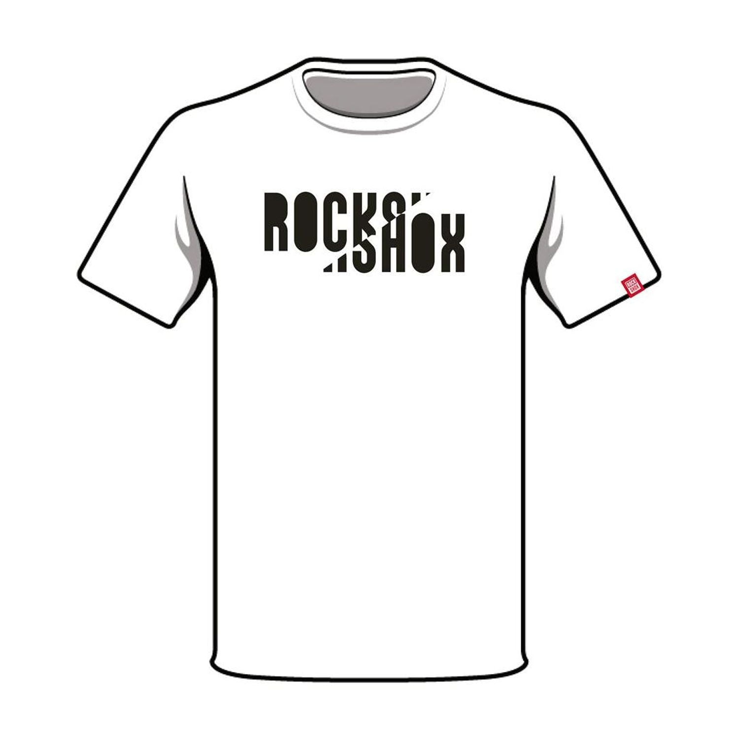 Polera Rockshox Manga Corta R2208 Blanco