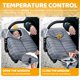 thumbnail image 2 of Funda de asiento de coche Orzbow para invierno, cálida, de felpa, impermeable, gris, 2 of 6