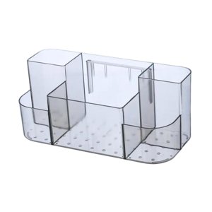 Bothyi - Estante De Pared Para Baño, Multiusos, Moderno, Bandeja De Almacenamiento Para Dormitorio, Mesa, Apartamento, Gris