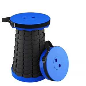 Oem - Silla De Camping Retráctil Plegable Azul