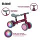 thumbnail image 3 of Bicicleta de Equilibrio para Niños SKIDEE con 4 Ruedas y Ruedas LED, 3 of 6