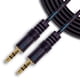 thumbnail image 1 of Cable auxiliar de audio de 3,5 mm macho a macho de SatelliteSale, cable universal de PVC negro de 9 metros, 1 of 1