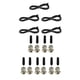 thumbnail image 1 of cable de cuerda de salto de repuesto cuerda de ajuste del cable de velocidad tornillos tapa lateral negro, 1 of 6