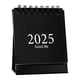 thumbnail image 1 of Calendario De Escritorio De Papel Reutilizable, Adorno De Mesa Para Oficina, Hogar, A?o Nuevo 2025, Color Negro, 1 of 5
