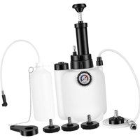 Magideal - Juego De Ollas De Cambio De Aceite De Frenos Al Vacío De 3L, Botella De Purga De Frenos, Rellenador De Aceite De Frenos, Olla De Aceite Residual De