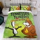 thumbnail image 4 of Tennessee Tuxedo y sus Cuentos Conjunto de sábanas temático, trío de piezas, cómodo y amigable con la piel, diseño único, regalo de decoración para el hogar para familiares, amigos y fans,173cm *218cm, 4 of 6