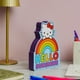 thumbnail image 2 of Cartel de pared plateado con diseño de búfalo Hello Kitty Rainbow, tamaño grande, MDF, 2 of 3