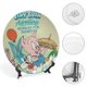 thumbnail image 4 of Tiny Toon Plato decorativo de porcelana fina (bone china), plato decorativo de cerámica para hogar, oficina, soporte de pared, platos decorativos para dormitorio - 6 pulgadas (15 cm), 4 of 6