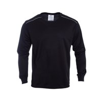 Jayson - Polera Dry Fit C/Antibacterial Ml Cuello Polo Y Reflectante Negro S