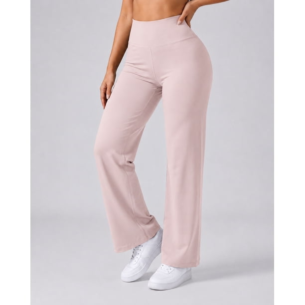 Pantalón Palazzo Deportivo Mujer Tiro Alto Flare Moldador