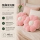 thumbnail image 5 of Cojin Flor Peluche Decorativo Suave Almohada Para Sofa rosa, 5 of 8