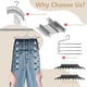 thumbnail image 3 of Perchas para pantalones Lumigens de 6 niveles que ahorran espacio, paquete de 4, 3 of 6