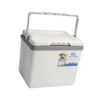 Magideal - Nevera Portátil, Caja Aislante, A Prueba De Fugas, Para Conservación De Alimentos, Hielera Pequeña Para Paseos En Bote, Picnic, Barbacoa, Puesto De 6 Litros